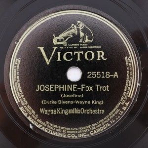 Wayne King / Roy Fox - Josephine / Miracles Sometimes Happen 10" 78 rpm Record